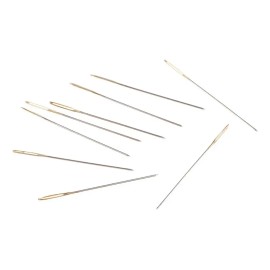 100 Piezas De Aguja For Bordar Ojos Grandes 24#