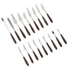 18Pcs Paint Scraper Knife Exquisite Plastic Handle Oil Painting Tool