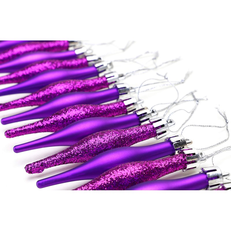 Christmas Concepts® Pack Of 15-8.5cm, 85mm (3.4") Droplet Baubles -