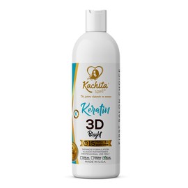 Nuevo Tratamiento de queratina brasileña alisado del cabello FORMULA 3D Hight Bright medio litro de Kachita Spell