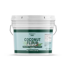 Unpretentious Coconut Flour, 1 Gallon, Vegan, Wheat Flour Alternative, Keto-Friendly