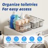 Simple Trending 6 Pack Large Wire Baskets for Organization, Metal