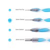 JUYA Quilling Slotted Tools with Stainless Steel Head (Blue, Set