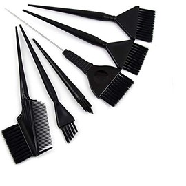 Ultimate Hair Dye Brush Set - 6 Color Brushes for Hair Salon - Hair Color Brush Applicator Set - Balayage Brush - Hair Tint Brush - Hair Dying Brush -