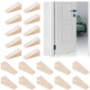 NBEADS 20 Pcs Wooden Door Stopper Wedges, Triangle Door Stop