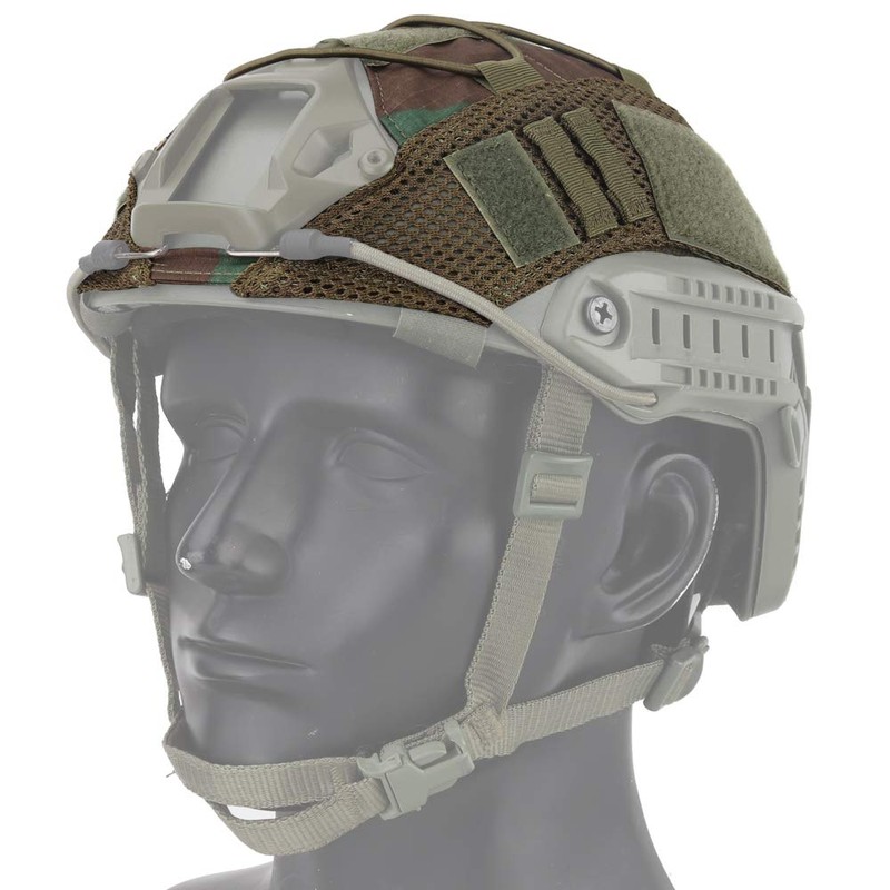 Huenco Copertura per casco tattico a rete per casco Ops-Core