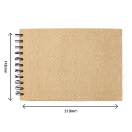 Artway Enviro Spiral Bound Sketch Book 100% Recycled Drawing Paper Hard Cover 35 Sheets 170 g/m2