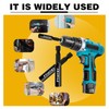 FTIHTRY 1/4”Magnetic Extension Socket Drill Bit Holder, 60mm 100mm 150mm