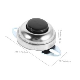Zerodeko Car Horn Button Switch Metal Press Switch for Cars Trucks Tricycles Electric Vehicles Quick Installation Versatile Compatibility Durable Automotive Accessory