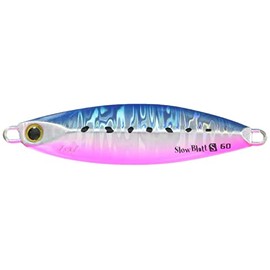 Palms SBS-60/MG-09 Metal Jig Lure, Zets Slow Blatt S, 2.1 oz (60 g), Blue Pink