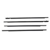 GXARTS 4pc Front Rear Left Right Chrome Outside Window Moulding