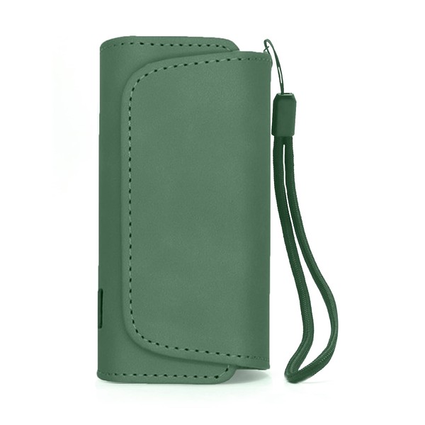 JeoPoom High-Quality Leather Protective Case for I-Q-O-S 3 / I-Q-O-S 3 Duo/I-Q-O-S2.4 / I-Q-O-S 2.4 Plus (Green)