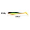 FOLANDO 7pcs Paddle Tail Fishing Lure Kit - Soft Plastic