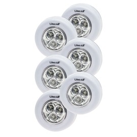 LitezAll 26321 LED Puck Light 6 Pack