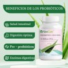 AloeCure Probiótico + cápsulas enzimas con prebióticos, 2.4 mil millones