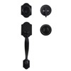 Natsukage Front Door Handle Heavy Duty Entry Lock Matte Black