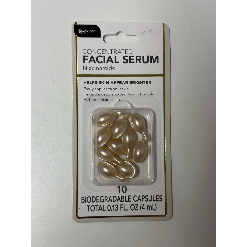 B-Pure New ! Biodegradable Capsules B Pure Concentrated Facial Serum