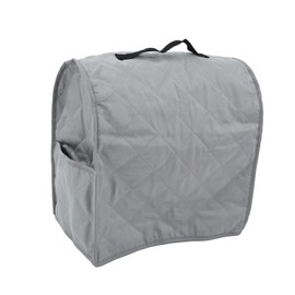 ANKROYU Kitchen Mixer Cover Dustproof Carry Bag Protective Dust Cover for Stand Mixers Blenders Food Processors Quilted Polyester Pongee Fabric 36cm x 23cm x 36cm (Grey)