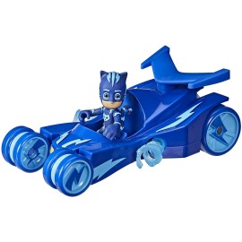 PJ Masks Catboy Deluxe Vehicle Preschool Toy, Cat-Car Toy with Spinning SuperCar