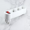 3 Outlet Extender Multi Plug Outlet Splitter Electrical Extender for