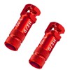 Bike Presta Valve Caps, Red, Integrated Core Spoke Removal Function(2