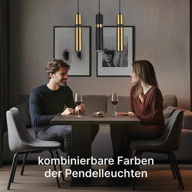 ARTE LAMP Black LED Pendant Light with Cable - Ceiling