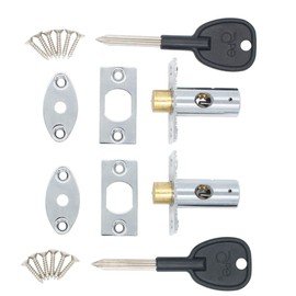 Window Security Mortice Rack Bolts | Pack of 2 Bolts with 2 Star Keys | Chrome