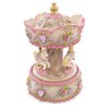 BestPysanky Floral Three Horses Carousel Spinning Musical Figurine