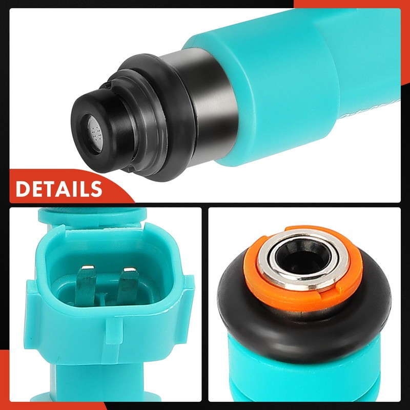 A-Premium Set of 4 Fuel Injectors Compatible with Nissan Sentra
