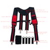 Infithvac Tool Belt Suspender for Men 4 Point Padded with