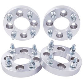 DCVAMOUS 4PC 4x137 to 4x156 ATV UTV Wheel Adapters 1 Inch with 12x1.5 Studs Compatible with Kawasaki Can-Am-Honda 4 Lug Mule 500/550/600 Prairie 300/400/650 Outlander 330/400/800 Commander 800/1000