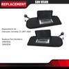 FEXON Driver and Passenger Side Sun Visor with Updated Bright