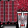 Resin Rhinestones for Crafting with B7000 Jewelry Glue, 2 Boxes