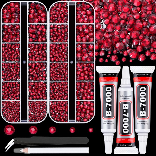 Resin Rhinestones for Crafting with B7000 Jewelry Glue, 2 Boxes