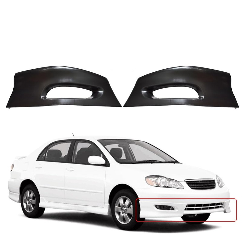 Front Bumper Lips Spoiler Chin Splitter Wrap Angle Body Kit