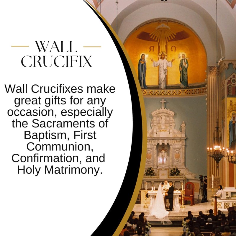 SHERMAN Large Solid Mahagony with Cut Out Cross