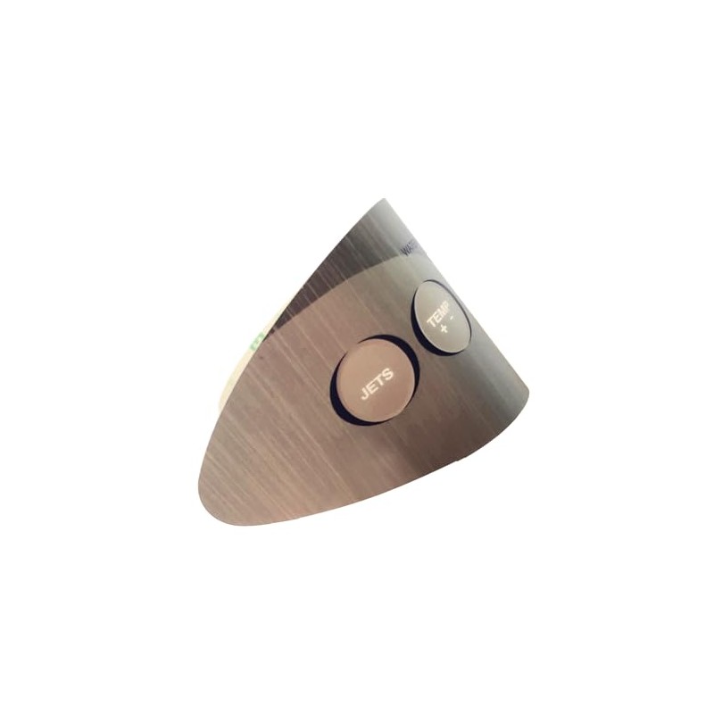 WOLIDAODAO MRQ650-0648 Spa Replacement Topside Sticker 4-Button Compatible with Most