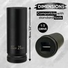 21mm Metric Deep Scaffolders, Scaffolding Impact Socket 1/2" Drive with