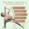 Karma Heart Yoga Stick & Stretching Stick with Super Sturdy