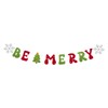 SerpizePaty Be Merry Christmas Banners for Inside, Pre-Strung Xmas Party