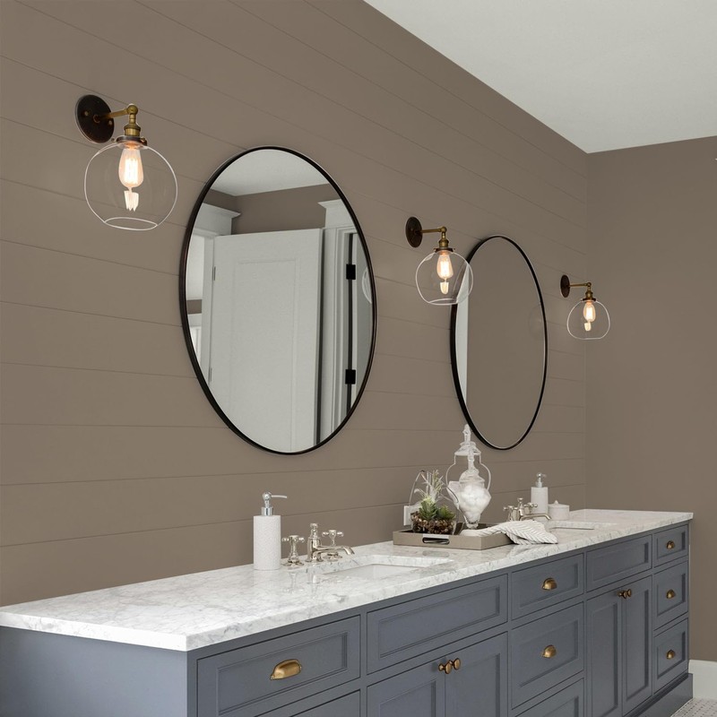 Glidden Total 1 gal. Clam Shell/Beige Eggshell/Beige Interior Paint with