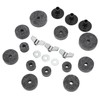 21Pcs Cymbal Replacement Accessories Felts Sleeves Wing Nuts Washers for