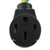 AC WORKS® 50 Amp NEMA 10-50P to NEMA 14-50R Flexible