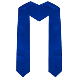 Piecatle Choir Stole with Cross Embroidery for Church Pastor Costume Clergy Stole,Royal 60"