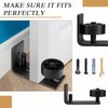 LEIFIDE 4 Pcs Sliding Barn Door Floor Guide Flush Design