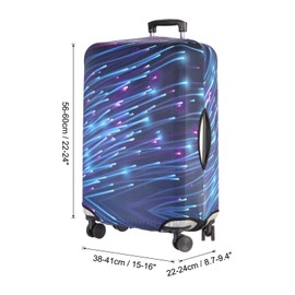 PATIKIL Luggage Covers, Fits 22-24 Inch Washable Suitcase Cover Protectors Anti-Scratch Fashion Luggage Covers for Suitcase Holiday Trips