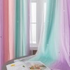 XiDi Curtains for Girls Bedroom Kids Room Unicorn Princess Theme