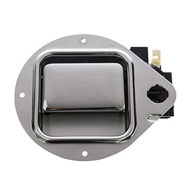 TRQ Front Right Exterior Door Handle Chrome Passenger Side Compatible with 1993-1996 Peterbilt 200 1995-2005 330 2005 335 1986-2005 357 1983-2005 362 1987-1992 375 1987-1997 377 1988-2005 378 379