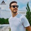 Arjien Mens Sunglasses Polarized Sunglasses for Men UV Protection Square