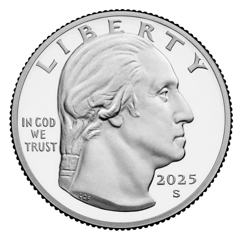 2025-S Proof STACEY PARK MILBERN Quarter 25¢ Frosty DCAM ~